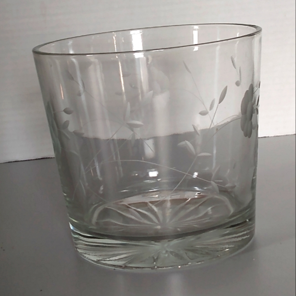 Vintage Princess House Heritage Crystal Ice Bucket Wine Cooler